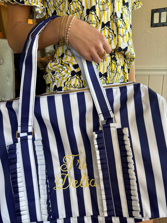 Tri Delta duffle bag