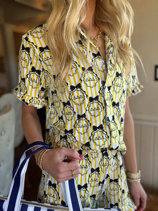 Tri Delta bamboo pajamas