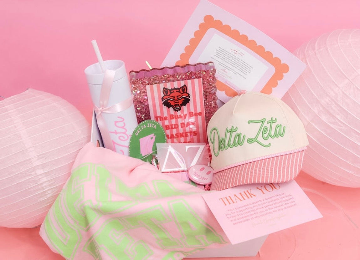 Sweet Bee Arkansas State: $100 Bid Day Basket