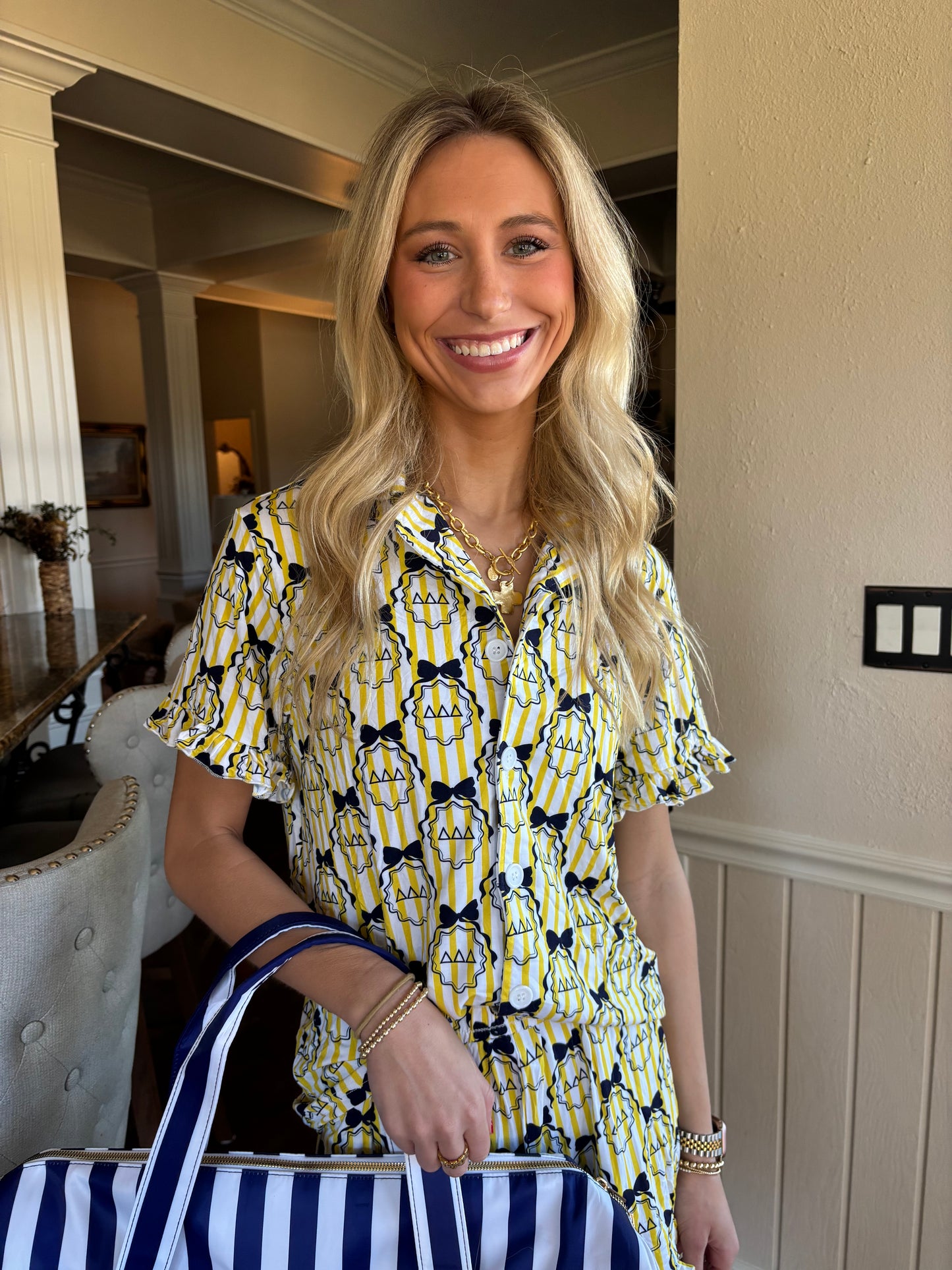 Tri Delta bamboo pajamas