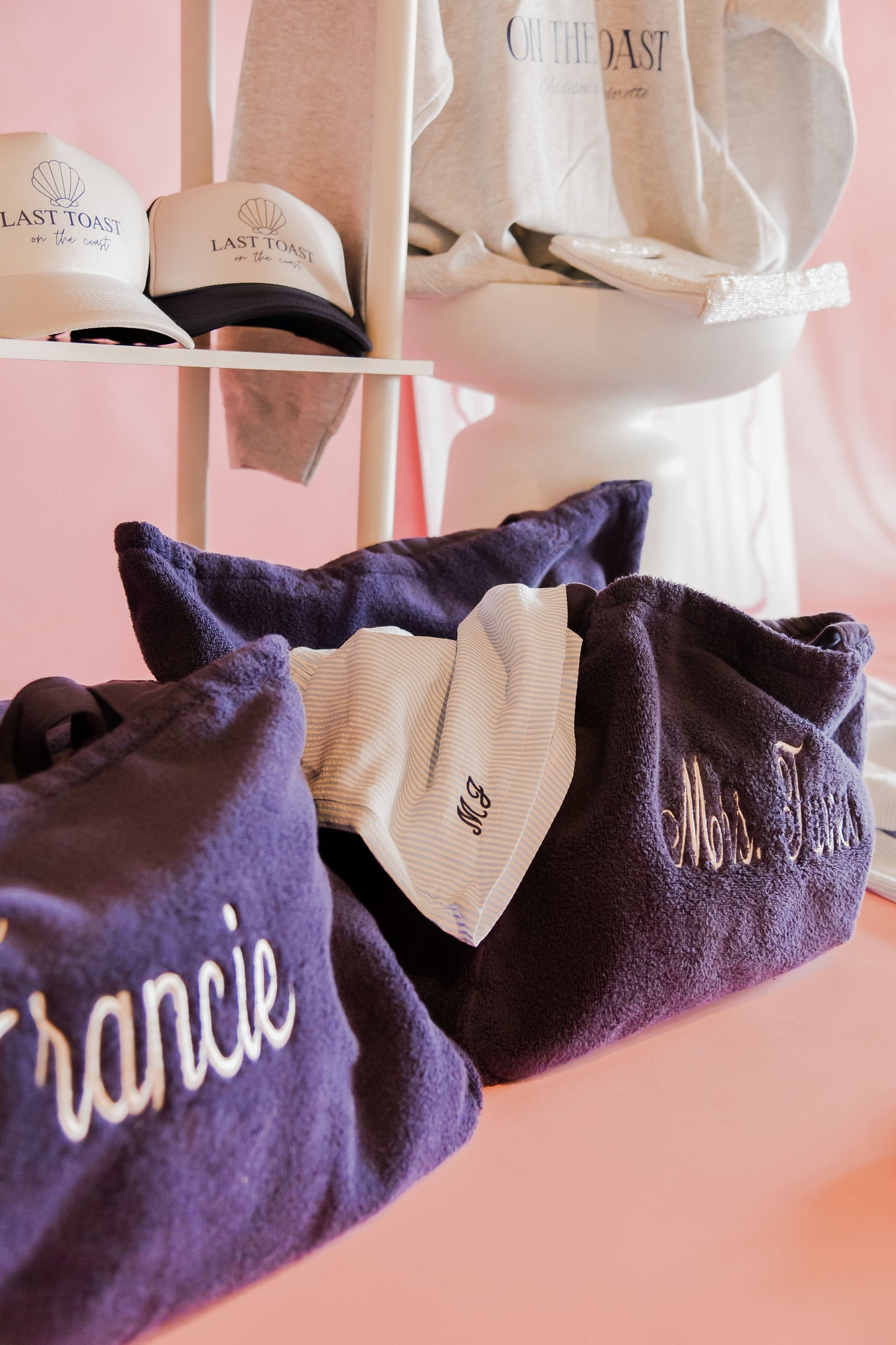 Terry Cloth Beach Bags