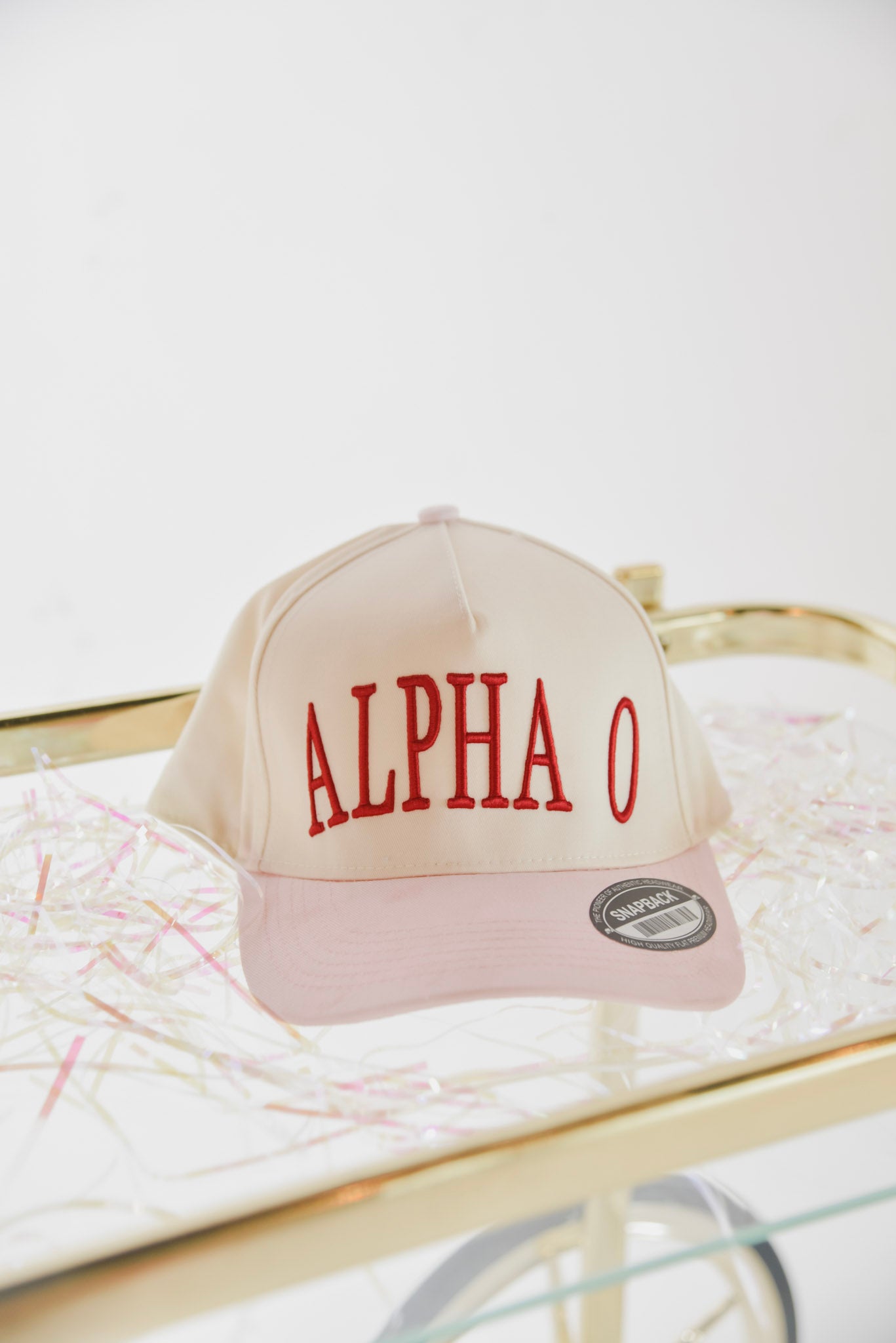 Alpha Omicron Pi Embroidered Hat