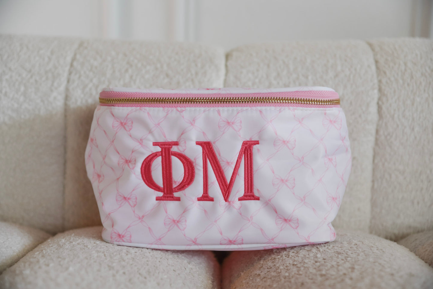 Phi Mu Toiletry Bag