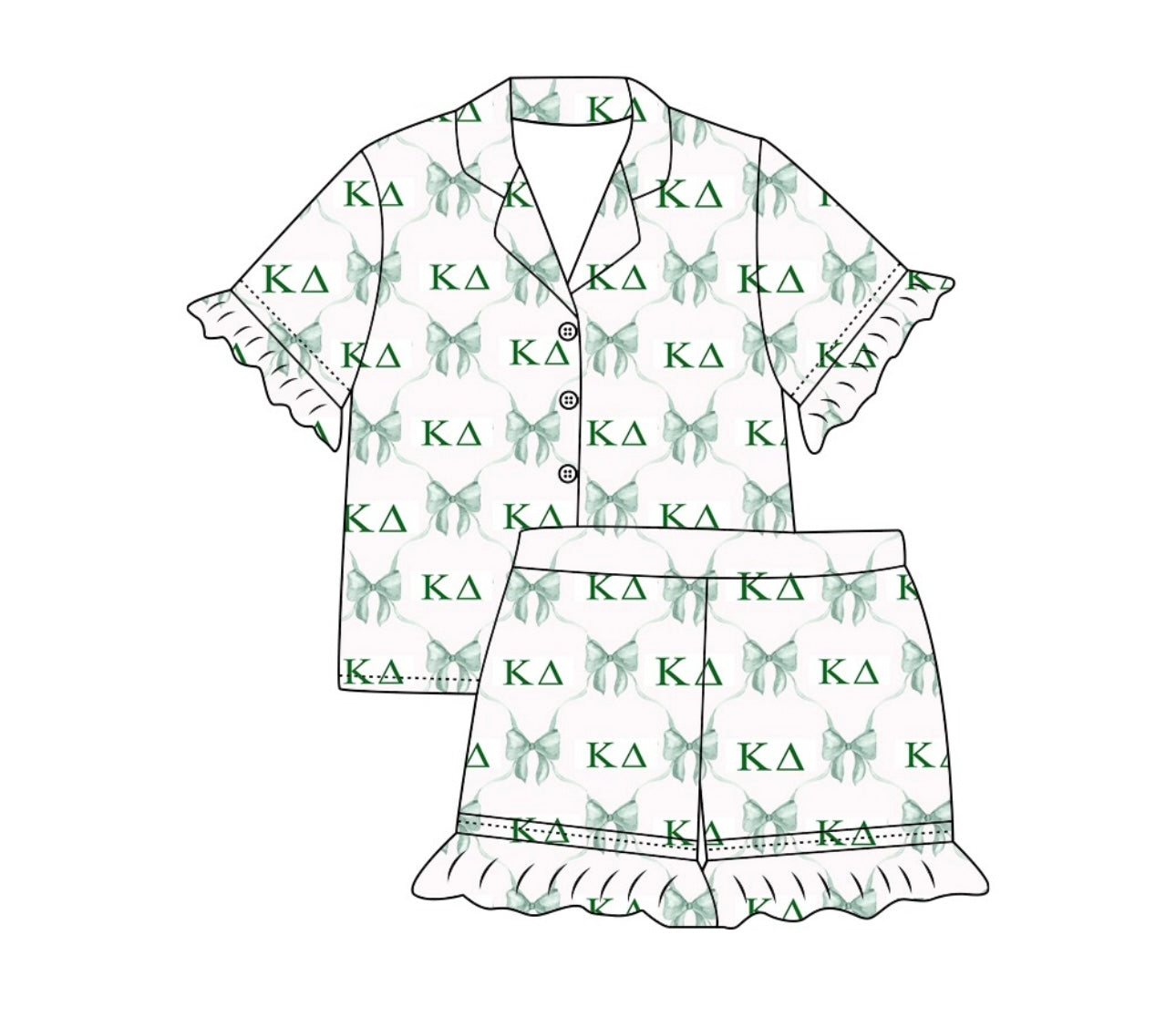 Kappa Delta bamboo pajamas