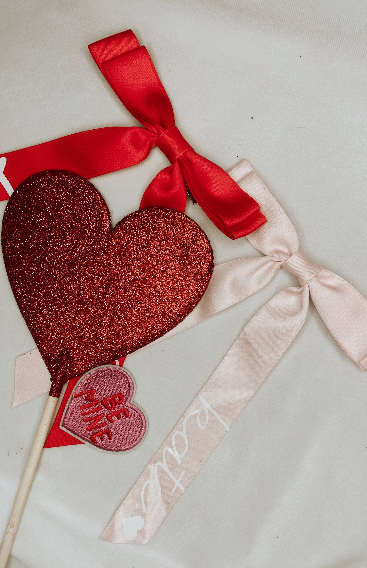 Hair Ribbon (Name & Heart)