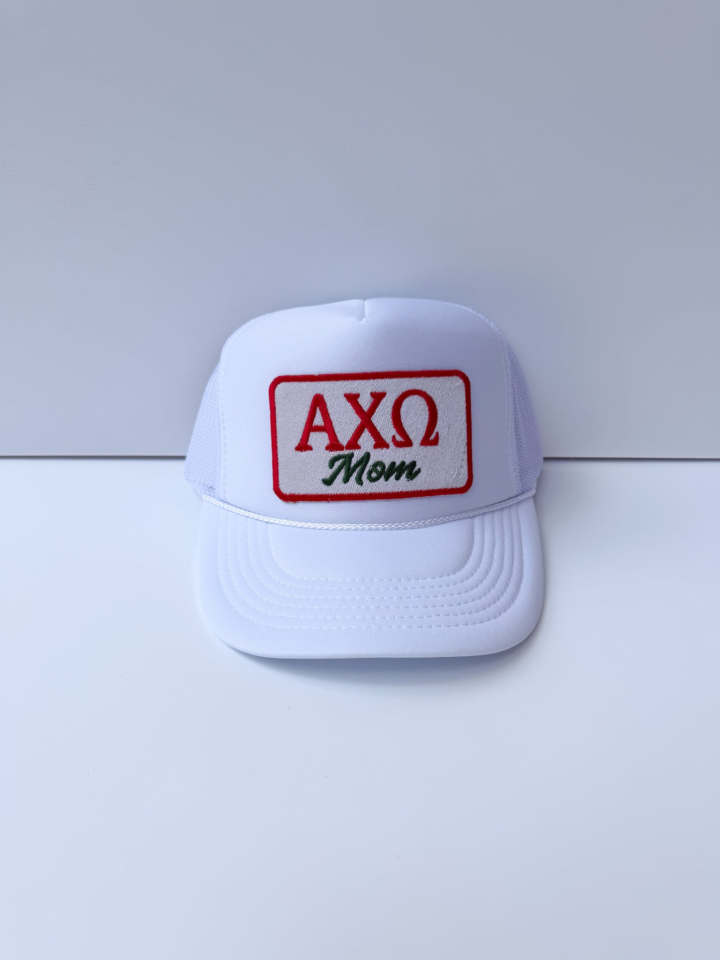 Alpha Chi Omega Mom Trucker Hat