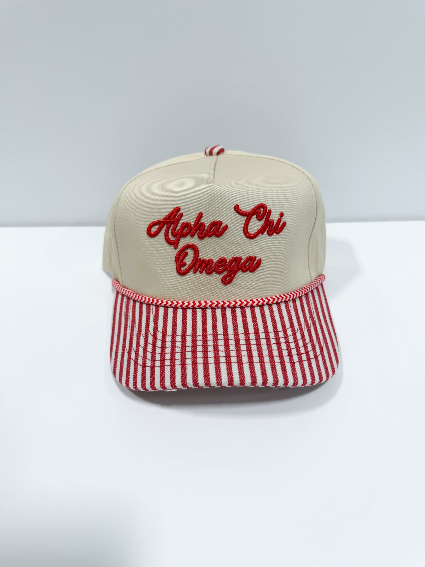 Alpha Chi Omega Stripe Hat