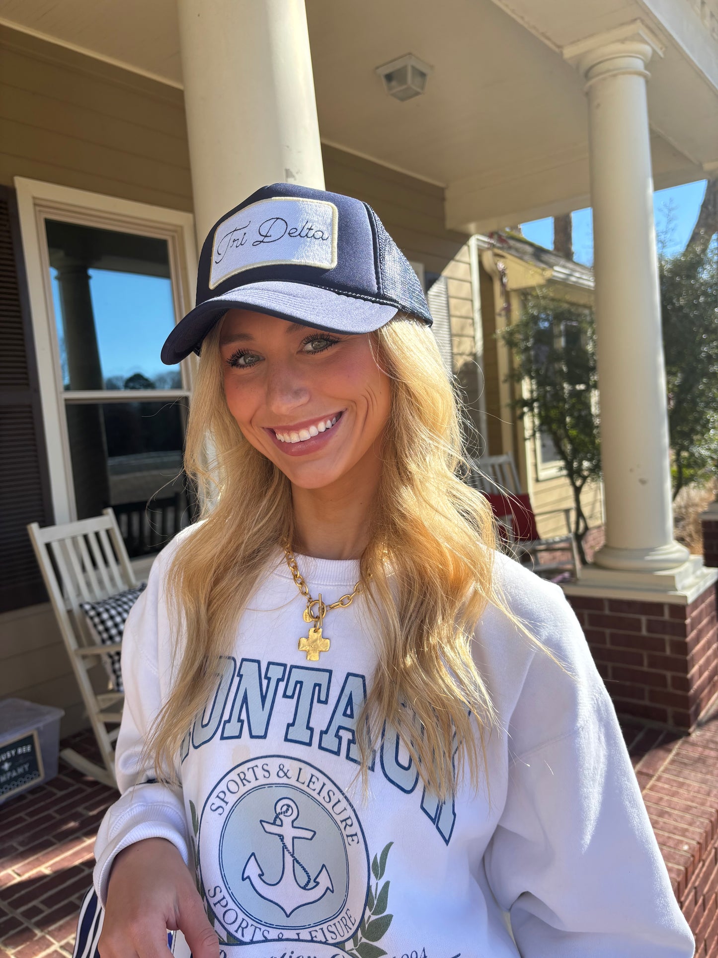 Tri Delta Patch Hat