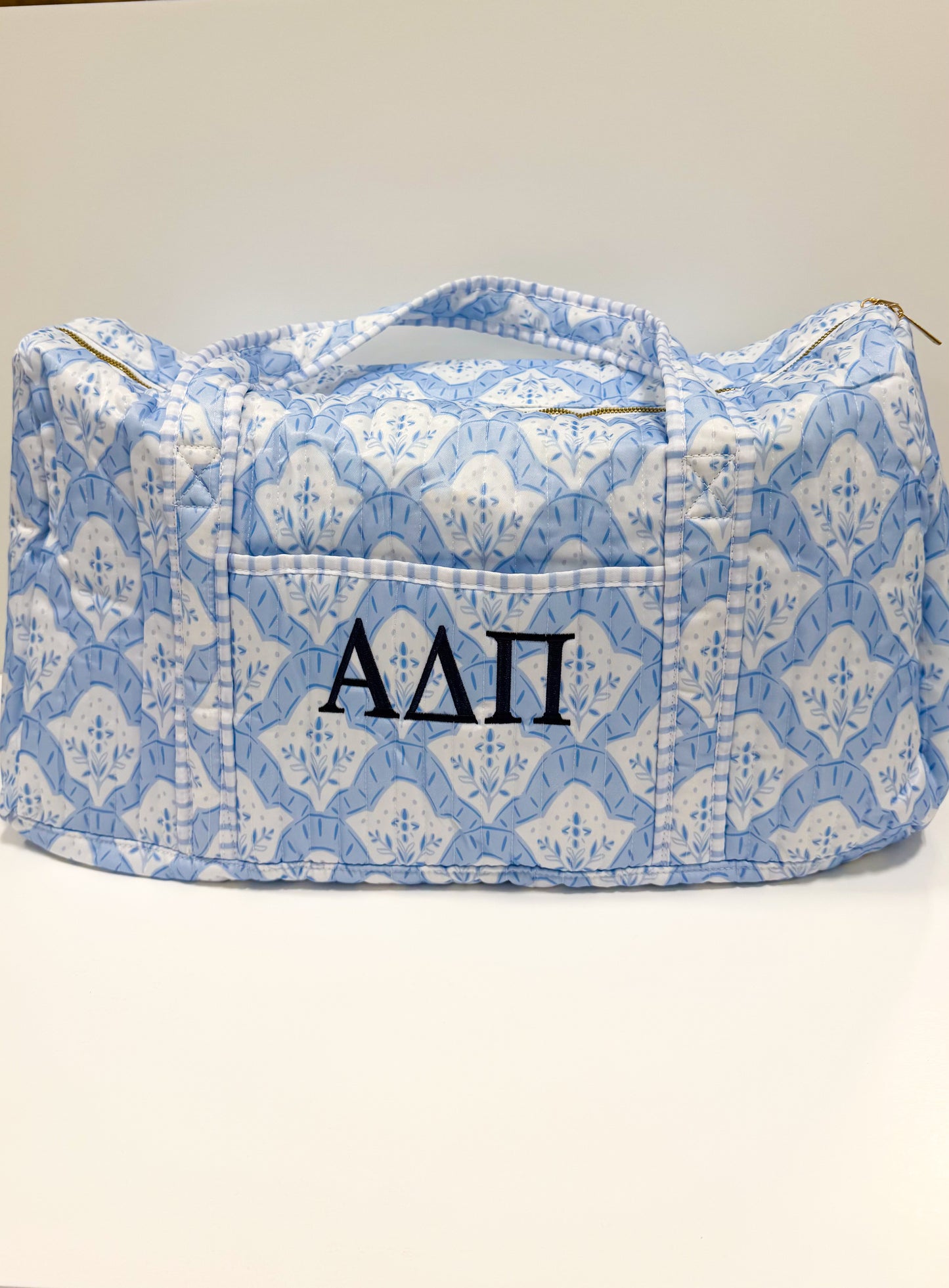 Alpha Delta Pi Quilted Duffle Bag