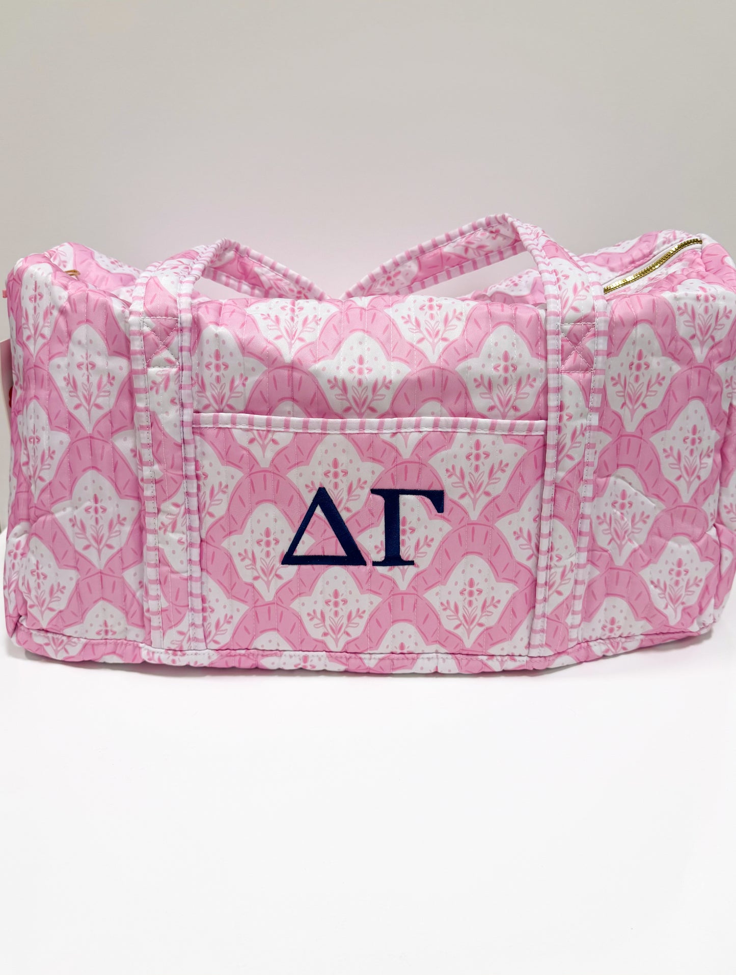 Delta Gamma Quilted Duffle Bag
