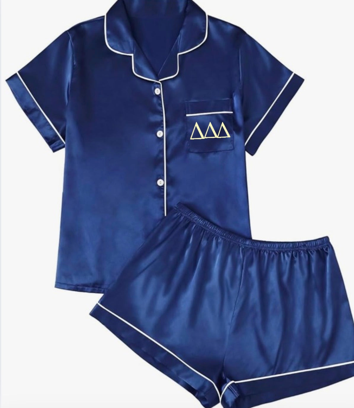 Tri Delta Silk Pajamas