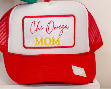 Chi Omega Mom Patch Hat