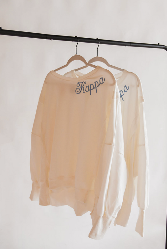 Kappa Embroidered Neckline Sweatshirt