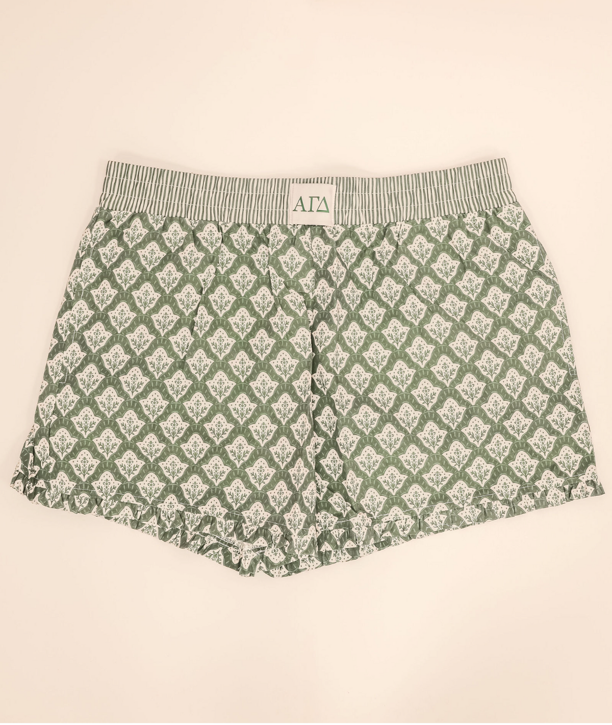 Alpha Gamma Ruffle Shorts