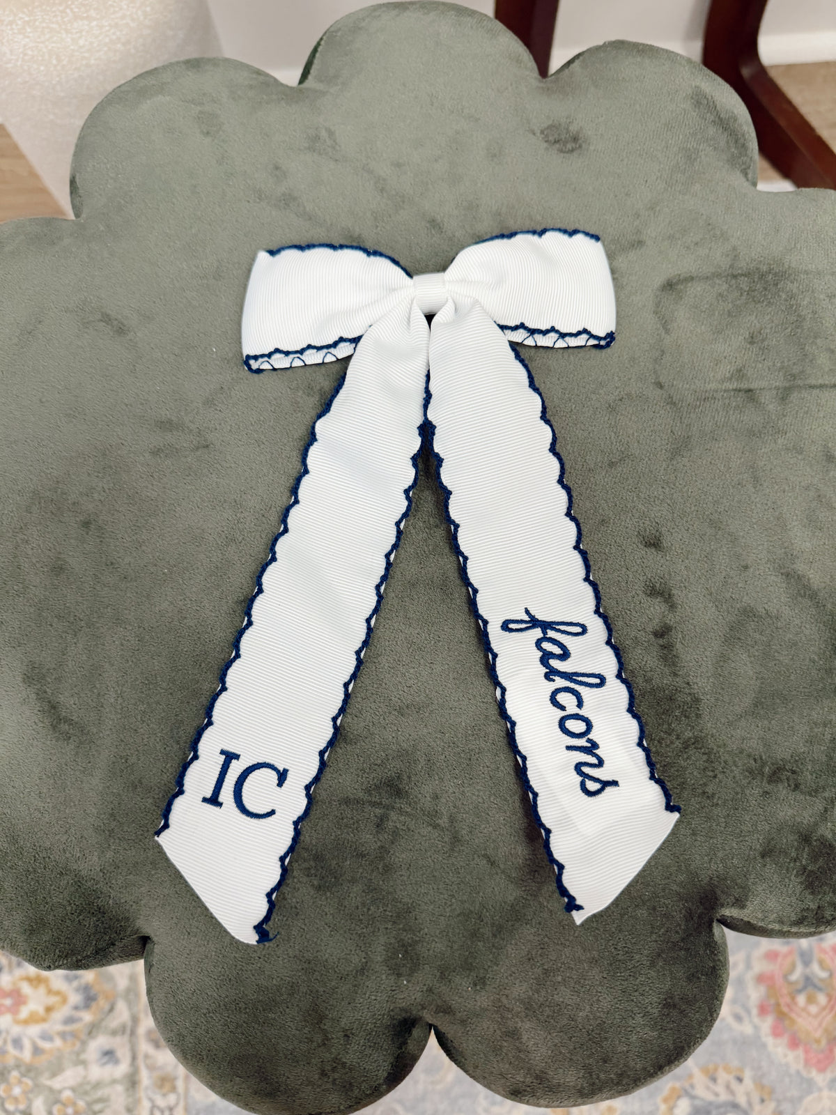 IC Falcons Ribbon Bow