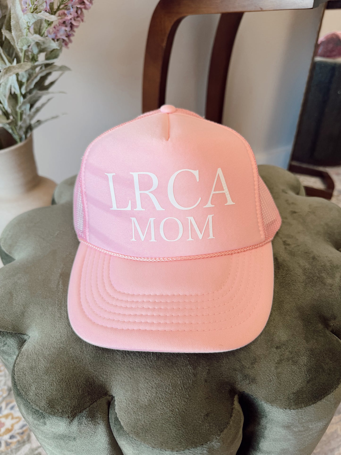 Pink LRCA Mom Trucker Hat