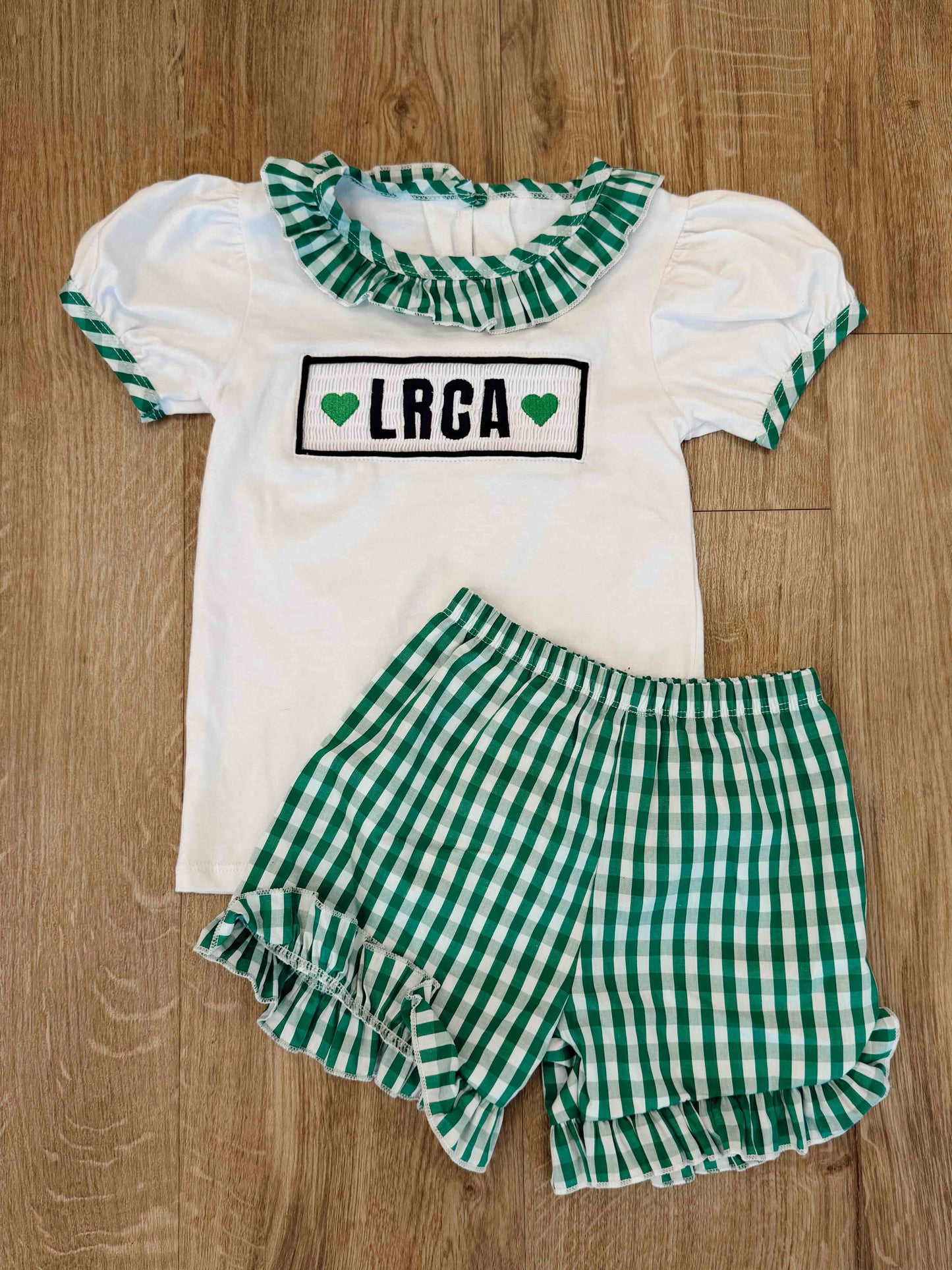 Smocked LRCA Youth Girls Set