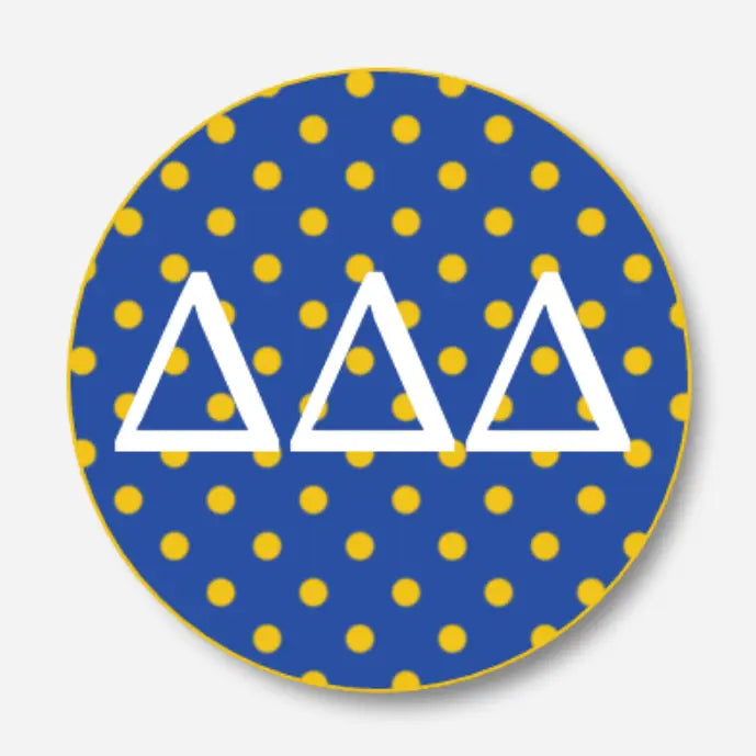 Tri Delta Button 2"