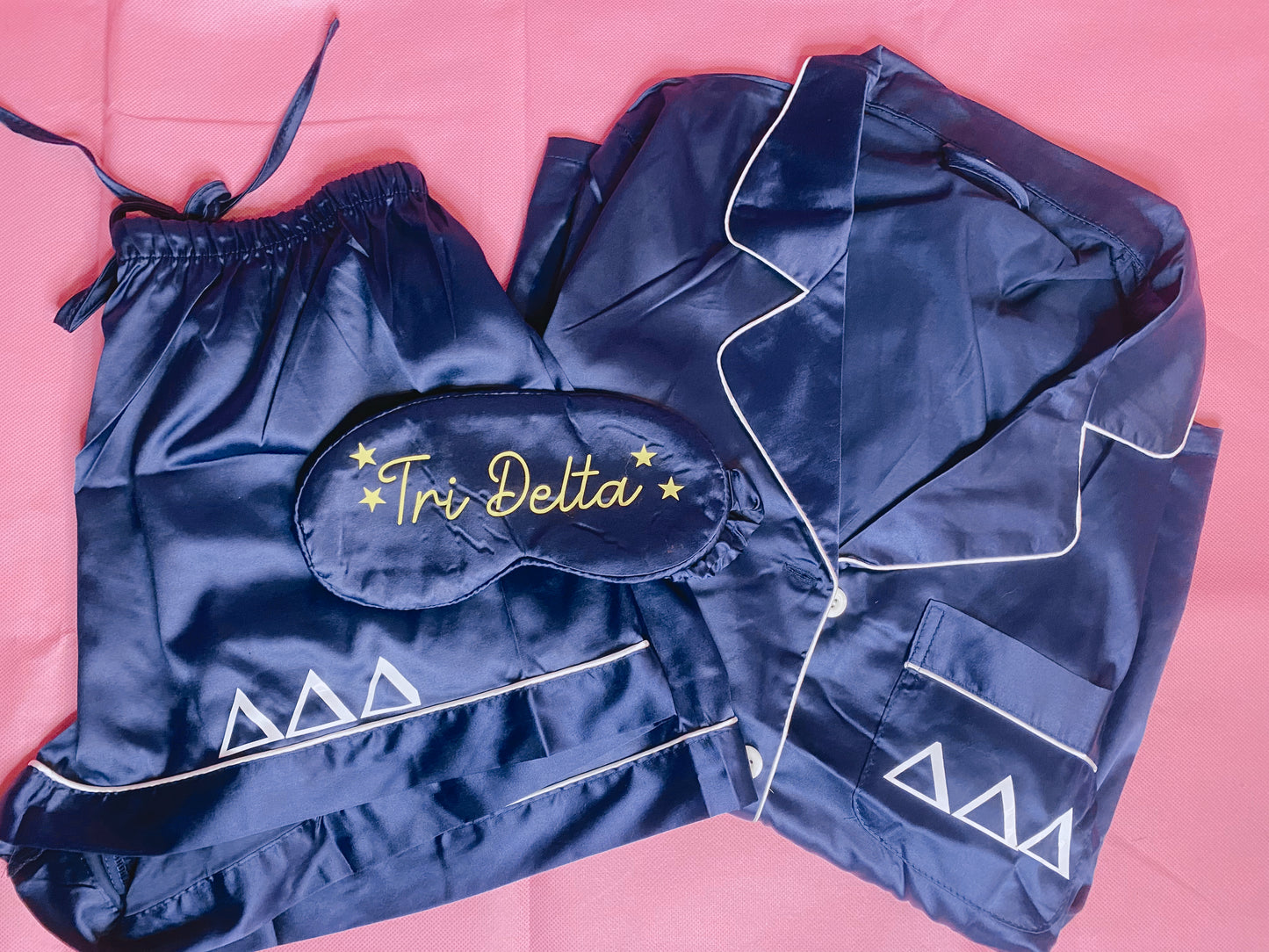 (Sorority Silk Pajama Set