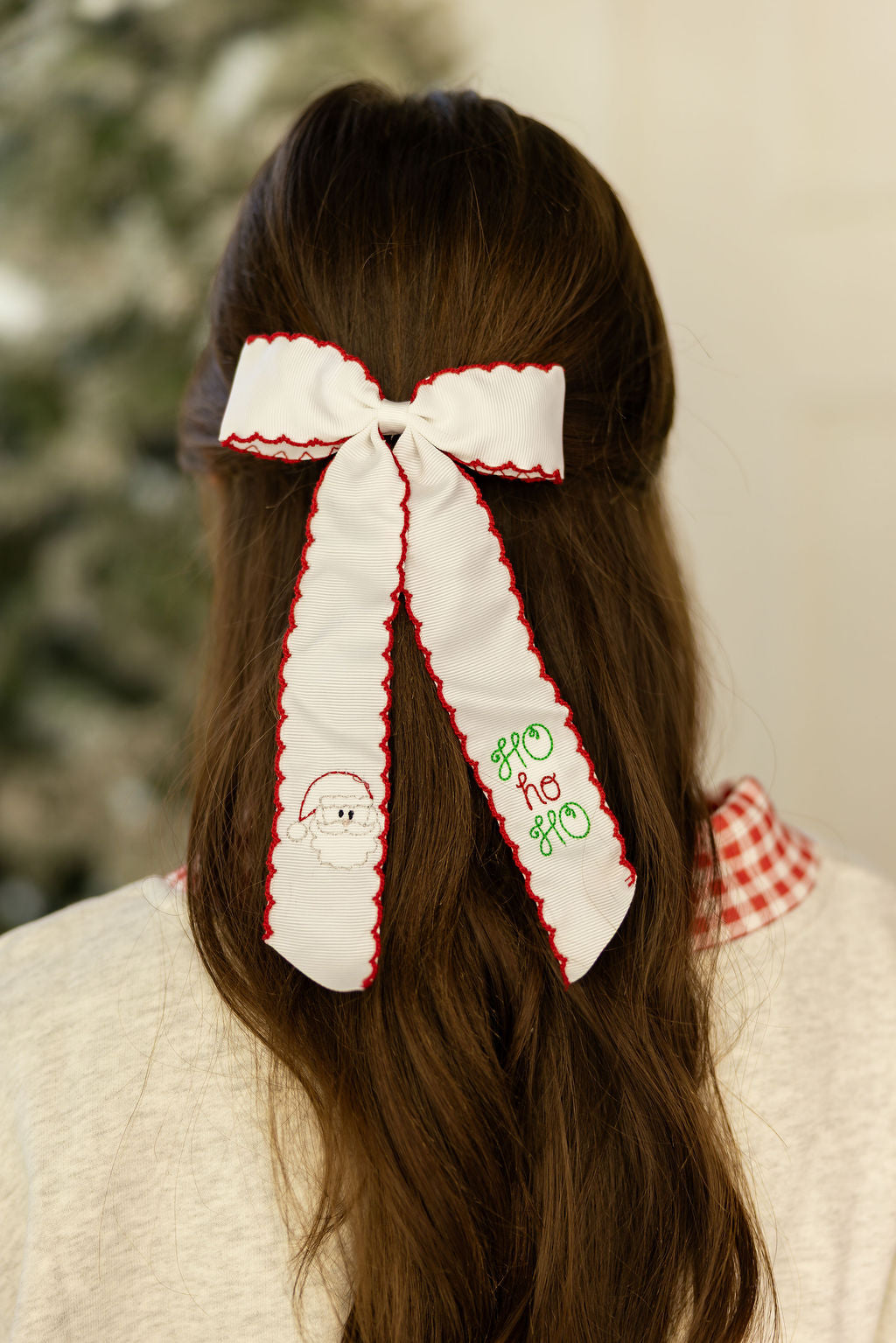 HoHoHo/Santa Longtail Bow