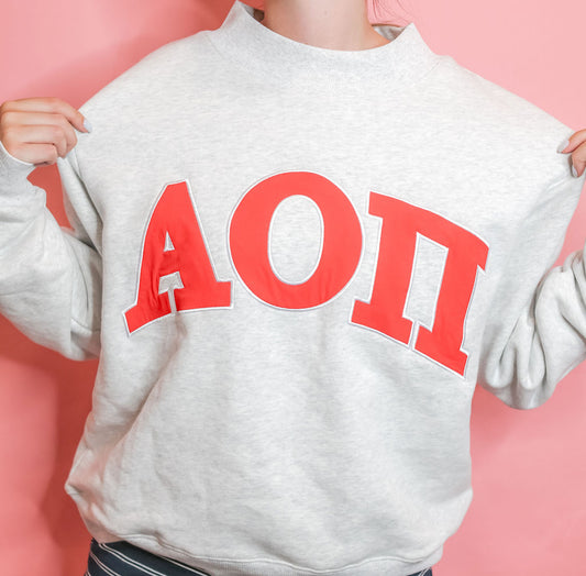 Alpha Omicron Pi Mockneck