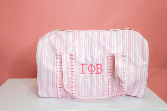 Gamma Phi Ruffle Duffle Bag