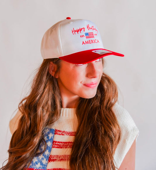 Happy Birthday America hat