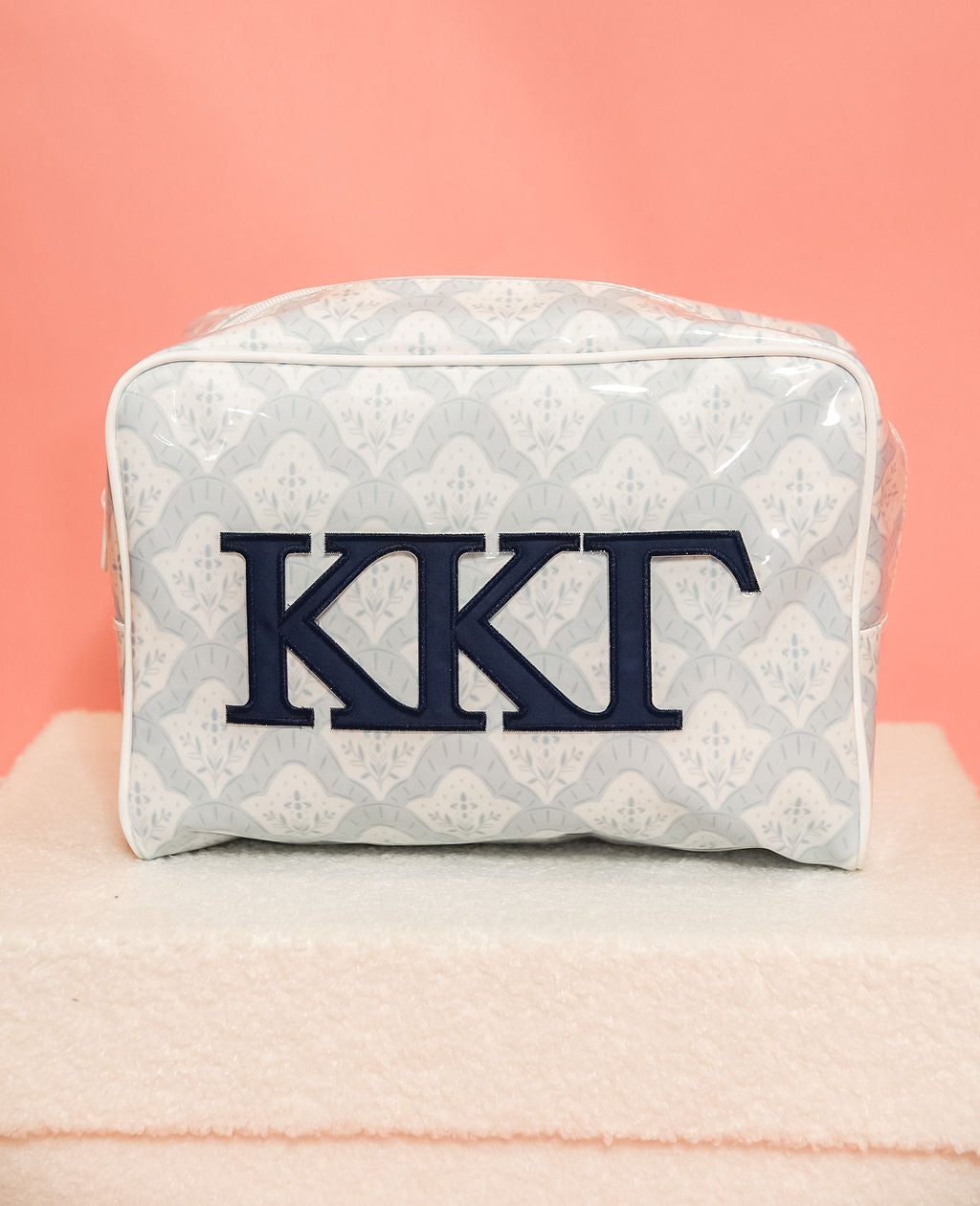 Kappa Kappa Gamma Clear Coat Makeup Bag