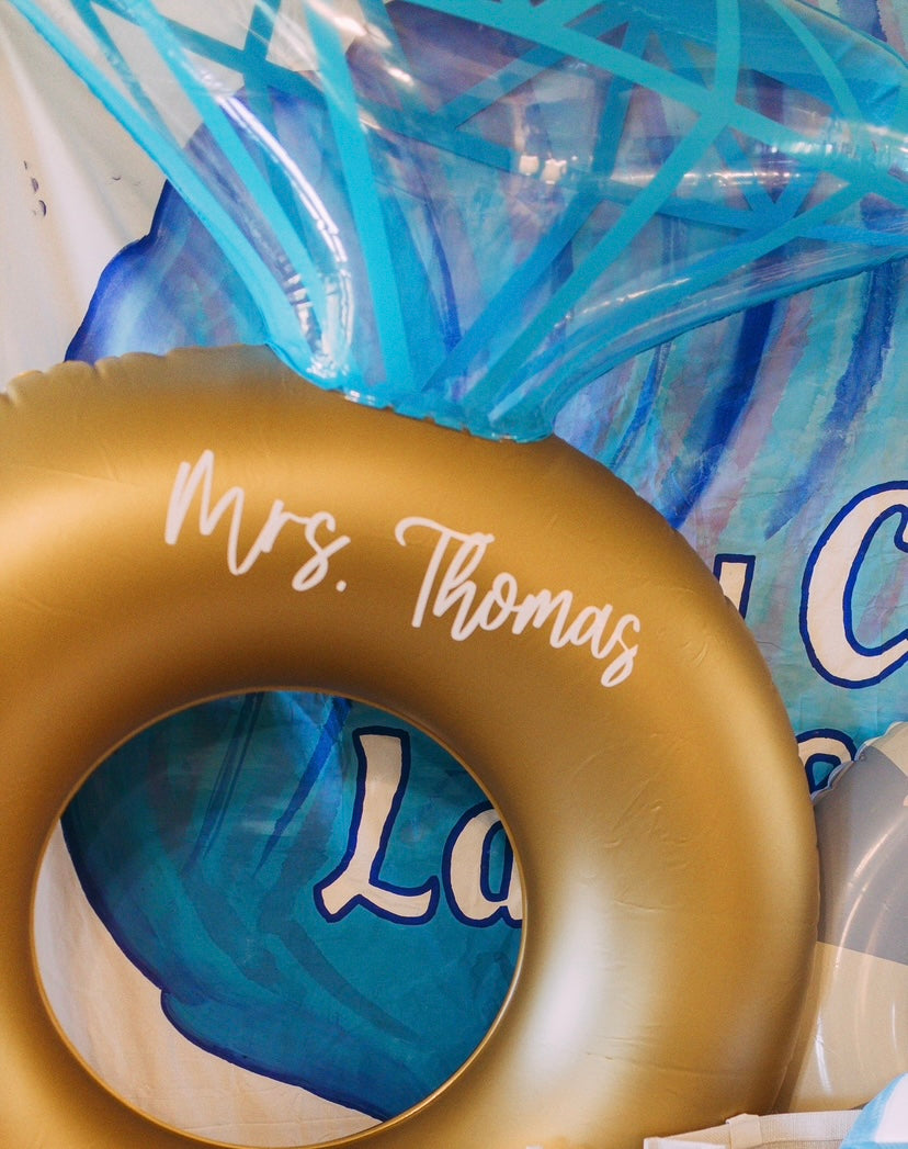 Float Sticker Personalization