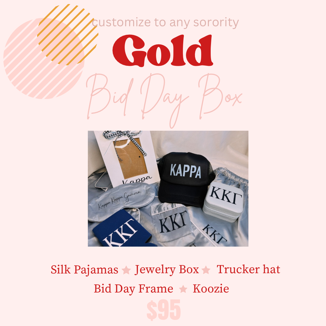 Gold Bid Day Box