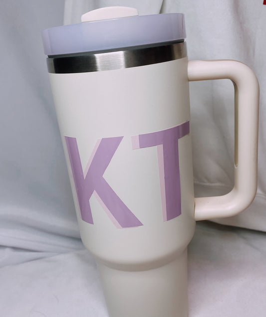 Stanley Dupe Valentine's Cup White