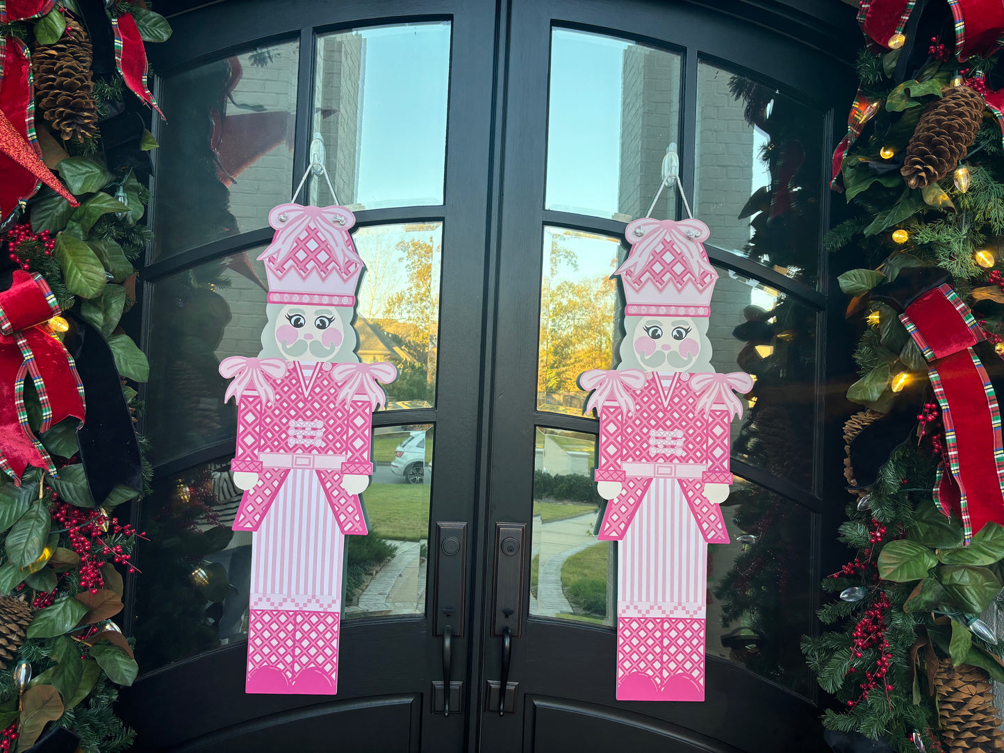Nutcracker door hanger Pink
