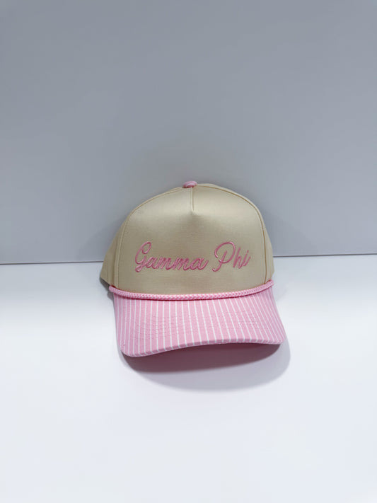 Gamma Phi Stripe Hat