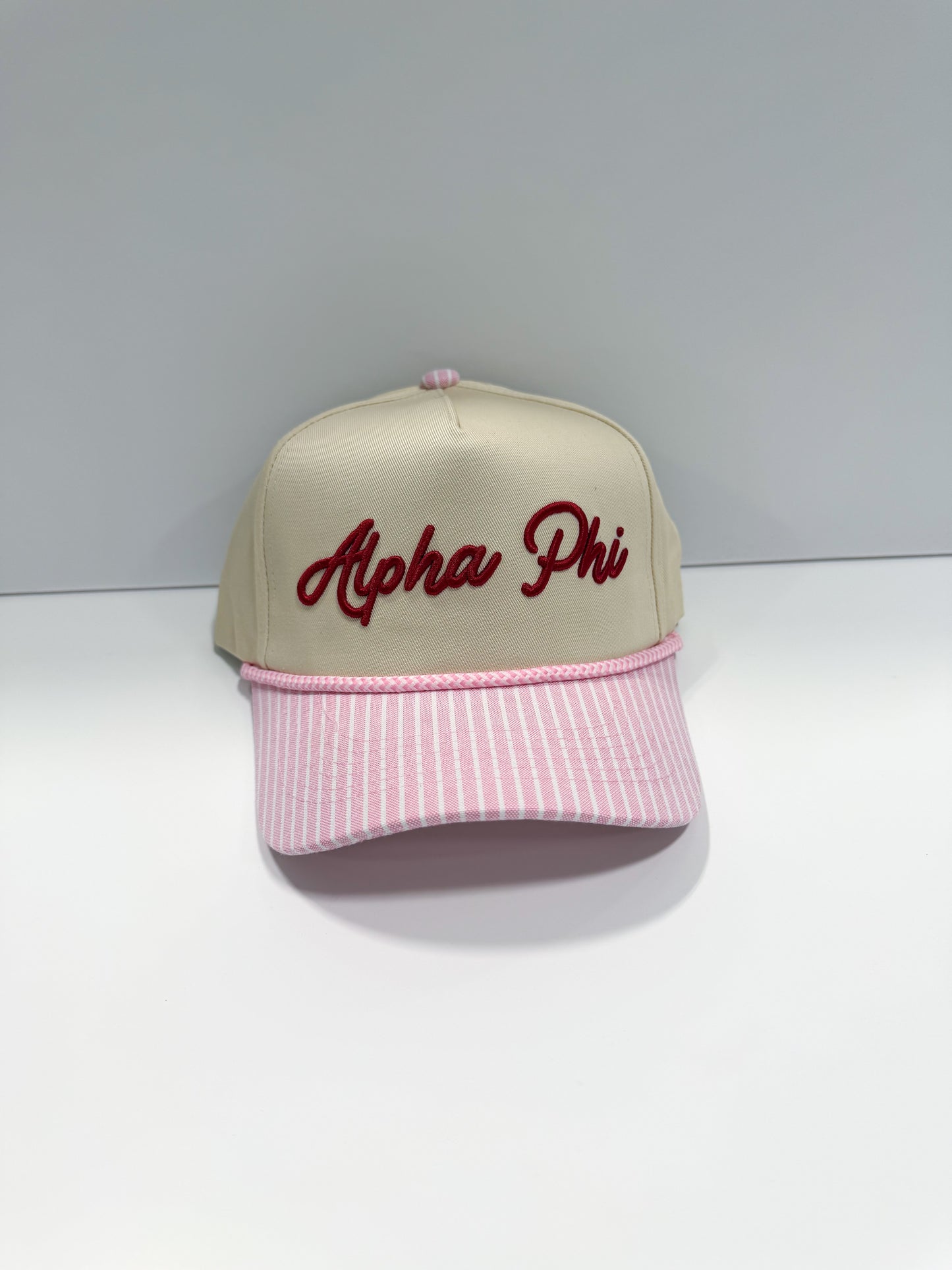 Alpha Phi Stripe Hat