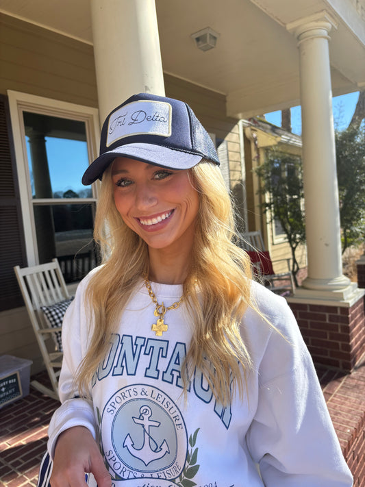 Tri Delta Patch Hat