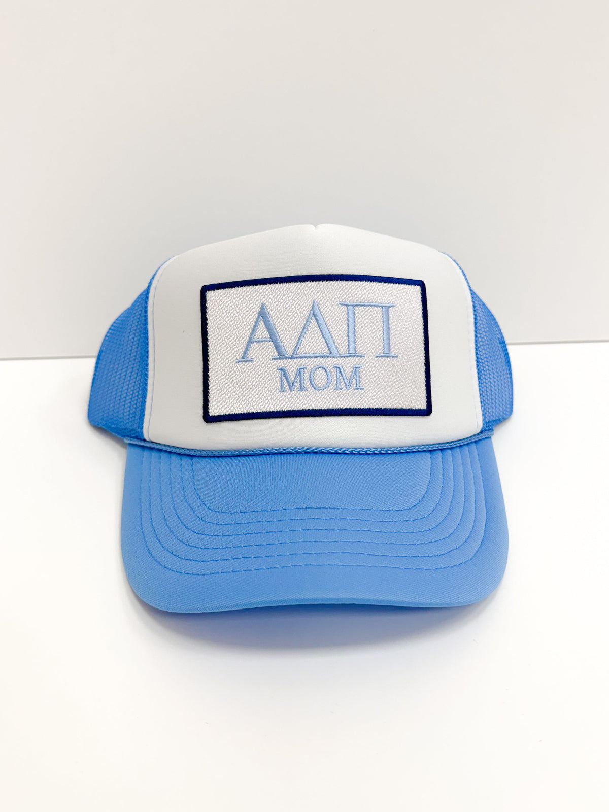 Blue ADPI Mom Patch Hat