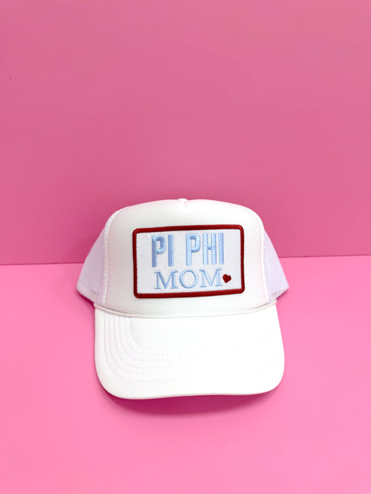 Pi Phi Mom Patch Hat