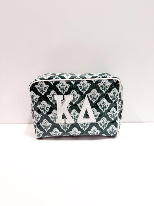 Kappa Delta Clear Coat Makeup Bag