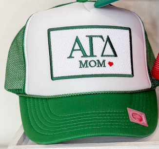 Alpha Gam Mom Patch Hat