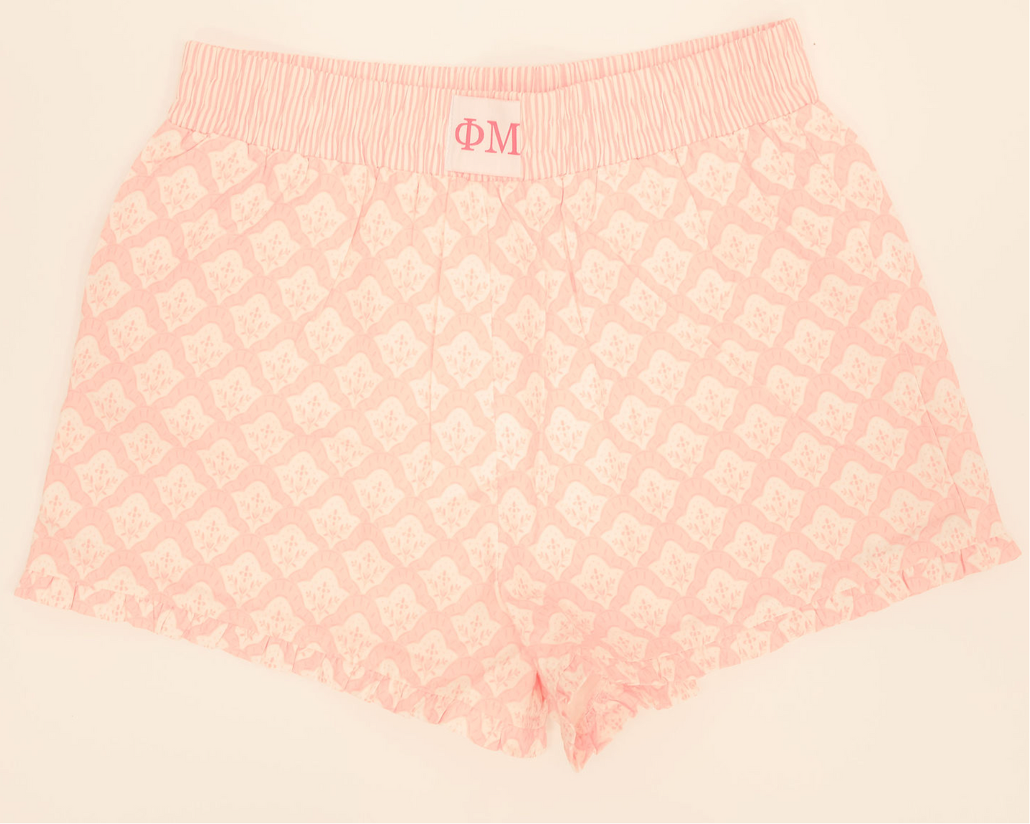 Phi Mu Ruffle Shorts