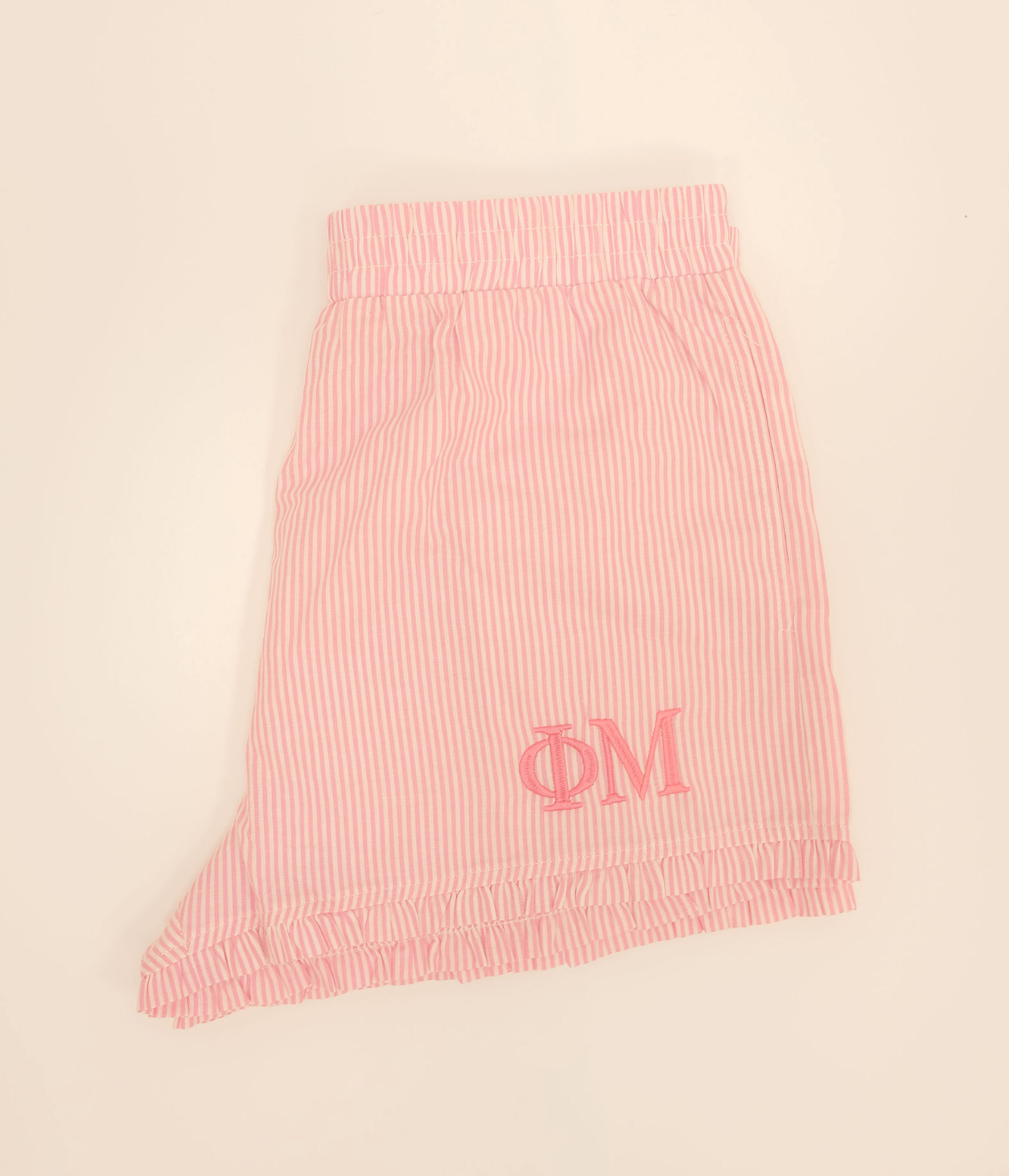 Phi Mu Stripe Shorts