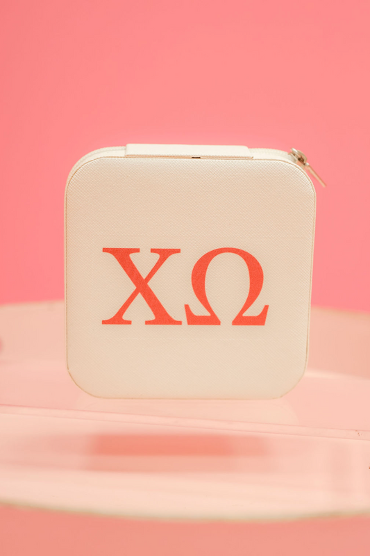 Chi Omega Jewelry Box