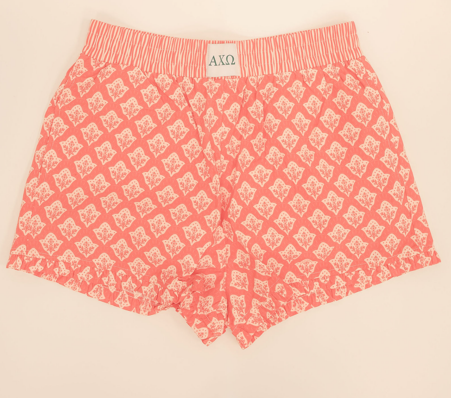 Alpha Chi Omega Ruffle Shorts