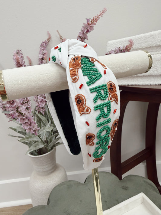 Warriors Beaded Headband