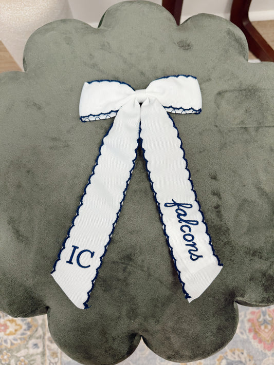 IC Falcons Ribbon Bow