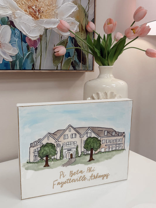 Pi Beta Phi Arkansas Canvas