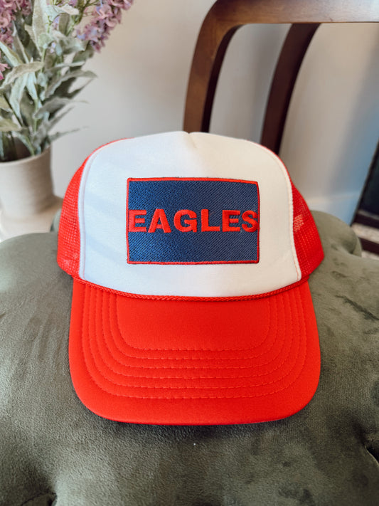 Eagles Patch Trucker Hat