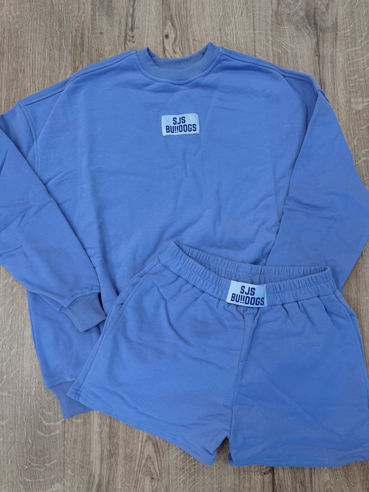 SJS Bulldogs Crewneck & Shorts Set