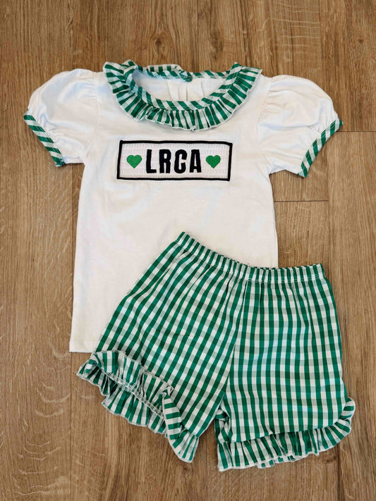 Smocked LRCA Youth Girls Set