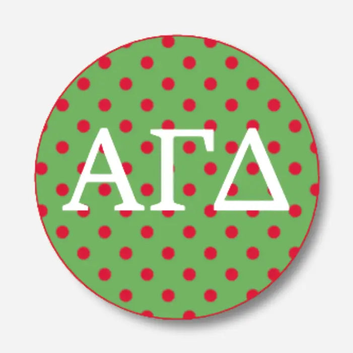 Alpha Gamma Button 2"